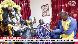 il se procure aux produits du khalif général des djinns thierno moulé sow