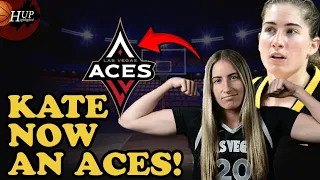 🚨Undrafted to Champion: Kate Martin Makes Waves Joining the las vegas Aces