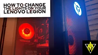 Want to change the the colors on your new legion? Here’s how! #pcgaming #pc #lenovo #legion