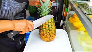 남대문 시장 신선한 과일가게, 과일 자르기 달인 / Amazing Fruit  Cutting Skill / korean street food