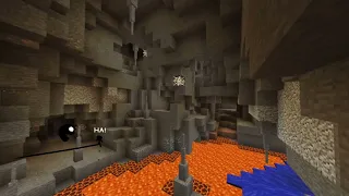 Minecraft cave sounds but with unnerving monsters (ANIMATED)