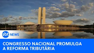 🔴 SBT News na TV: Congresso promulga reforma tributária; Lula comemora