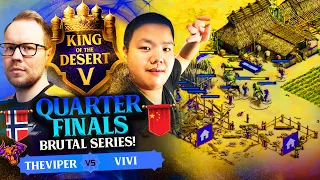 TheViper vs VIVI Quarterfinals KING OF THE DESERT 5 #ageofempires2