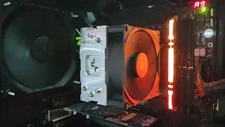 Работа вентилятора кулера DEEPCOOL GAMMAXX AG300 на скорости вращения 3284 rpm