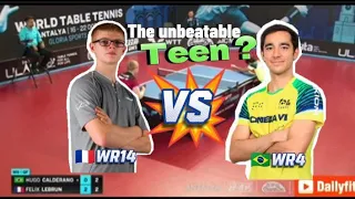 Felix Lebrun VS Hugo Calderano| WTT Antalya 2023| Quarterfinal