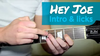 "Hey Joe" Intro Guitar Lesson | How to play Jimi Hendrix