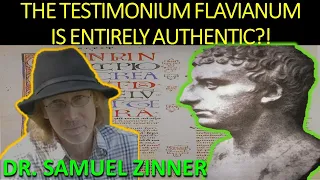 Josephus Did Indeed Mention Jesus - Dr. Samuel Zinner