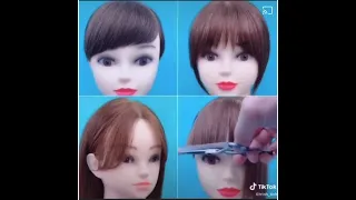 HOW TO CUT THE BANGS CORRECT.