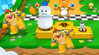 Mario Party 9 Mod - Snowman Vs Monty Mole Vs Dry Bones Vs Bowser #Stepitup7Wins