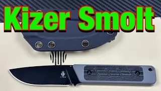 Kizer Smolt small EDC fixed blade in 3V steel !  Johnathan Styles design !