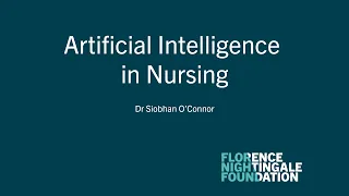 Artificial Intelligence in Nursing