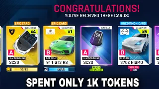 Asphalt 9, Spent Only 1K Tokens and Unlock Lamborghini SC20 😃🔥