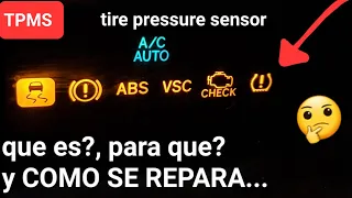 SENSORES DE PRESION en los neumaticos POR QUE SE PRENDE la luz o testigo de presion en las ruedas?