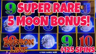 SUPER RARE 5 MOON BONUS! 🌕 MASSIVE JACKPOT PLAYING HIGH LIMIT DRAGON LINK