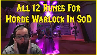 Season of Discovery: All 12 Runes For Horde Warlock In SoD