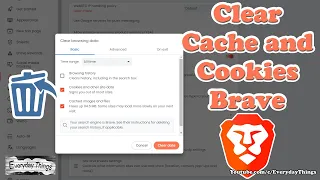 How to Clear Cache and Cookies on Brave Browser