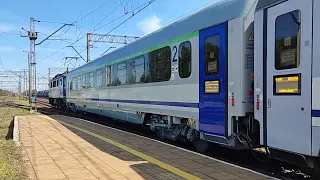 EP08-013 z IC HEWELIUSZ relacji Wrocław główny-Gdynia główna 12 Sierpca 2023r.