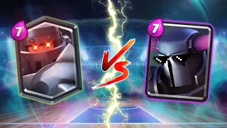 Mega Knight VS PEKKA - Clash Royale battle #2