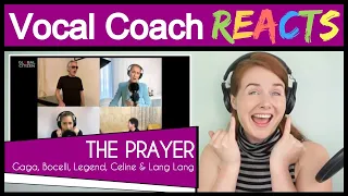 Vocal Coach to reacts to The Prayer - Lady Gaga, Celine Dion, John Legend, Andrea Bocelli, Lang Lang