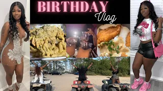 BIRTHDAY VLOG: LIT GIRLS TRIP TO HOUSTON TX | TURKEY LEG HUT| ATV RIDING| KAMP| CLUB SPACE