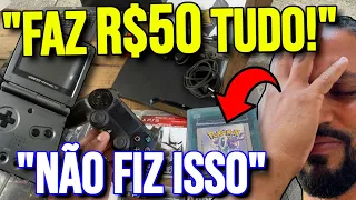 CAÇADA GAMER NA FEIRA DO ROLO PS3 PS2 OPL SUPER NINTENDO POKÉMON "RARO" E...