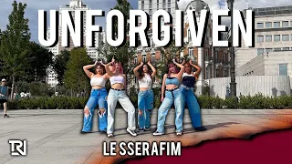 [KPOP IN PUBLIC - ONE TAKE] LE SSERAFIM (르세라핌) 'UNFORGIVEN' | Dance cover by TRIVEN COVERS