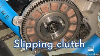 How to fix a slipping clutch on a motorized bike