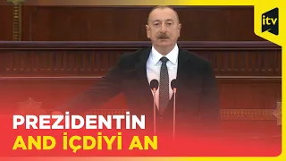 Prezident İlham Əliyevin Milli Məclisdə andiçmə mərasimi