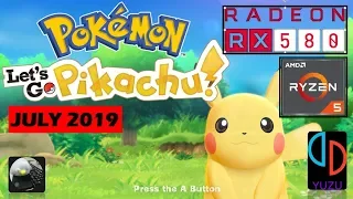 Pokemon Let's go! Pikachu Eevee | Yuzu Emulator | Canary 2442 | Ryzen 1600X | RX580 | July 2019