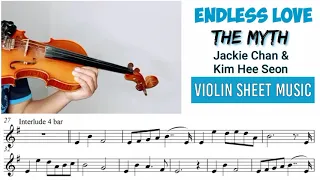 Endless Love - OST. The Myth (Jackie Chan & Kim Hee Seon) Violin Cover With Sheet Music]