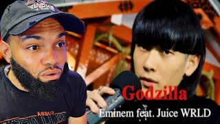 American DJ FIRST time EVER hearing SHOW-GO - Eminem - Godzilla ft. Juice WRLD (Beatbox Cover)