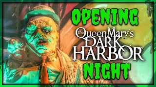 Queen Mary's Dark Harbor 2019 Opening Night | Scary Mazes on a Haunted Ship