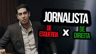 JORNALISTA de Esquerda x de Direita - JONATHAN NEMER (ERROS NO FINAL)