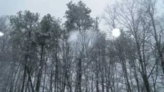 Nieve en Atlanta GA. Dia de san Valentin.wmv