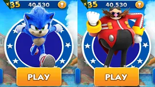 Sonic Dash vs Dr. Eggman Boss - Movie Sonic vs All Bosses Zazz Eggman MOD - All 61 Characters