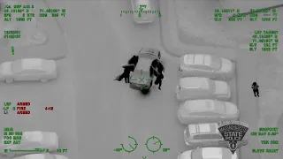 WATCH: Massachusetts State Police helicopter tracks stolen car, leading to 5 arrests