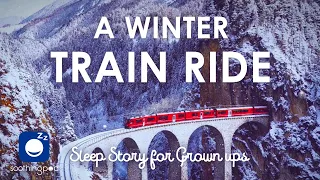 Bedtime Sleep Stories | 🚂 A Winter Train Ride ❄️ | Edutainment Story | Sleep Story for Grown Ups