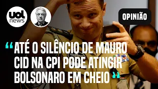 Mauro Cid na CPI do 8/1: Silêncio dele já seria uma 'granada' no colo de Bolsonaro, diz Maierovitch