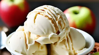 THIS IS JUST GENIUS! 🍨🍏🍎 APPLE ICE CREAM! DELICIOUS AND SO HEALTHY!!! SUMMER!