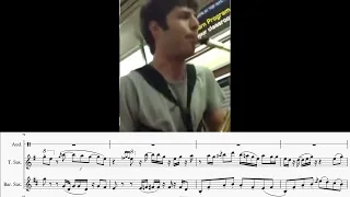 The Legendary NYC A-Train Sax Battle Transcribed