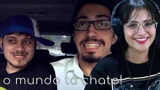 PAI E FILHO no carro O MUNDO TÁ CHATO