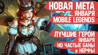 КОГО НЕ НАДО Покупать За 32 к в Январе  Mobile Legends  Герои Имба но Баны и Нерфы  Новая Мета