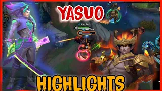 Liên Minh Tốc Chiến] Highlights YASUO + LUCIAN😱 #lion #wildrift #yasuo #yone