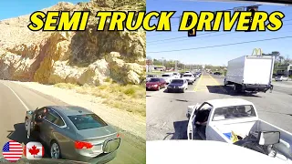 OMG Moments Caught By Semi Truck Drivers  - 2