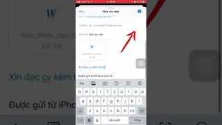 Cách gửi CV Xin Việc qua email bằng điện thoại iphone cho nhà tuyển dụng