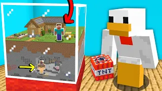 J'ai Triché en Enfermant ce Youtubeur dans un Minuscule Monde Minecraft !