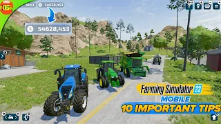 10 Important Tips Before You Start a New Career in Farming Simulator 23 Mobile!