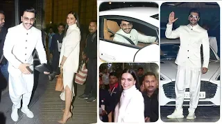 Ranveer Singh & Girlfriend Deepika Padukone Leave For Their Royal WEDDING In Italy With Family