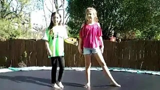 Ciara's Gymnastics Challenge with my friend!