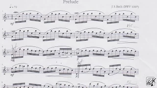 Suite No. 1 J. S. Bach (Prelude)